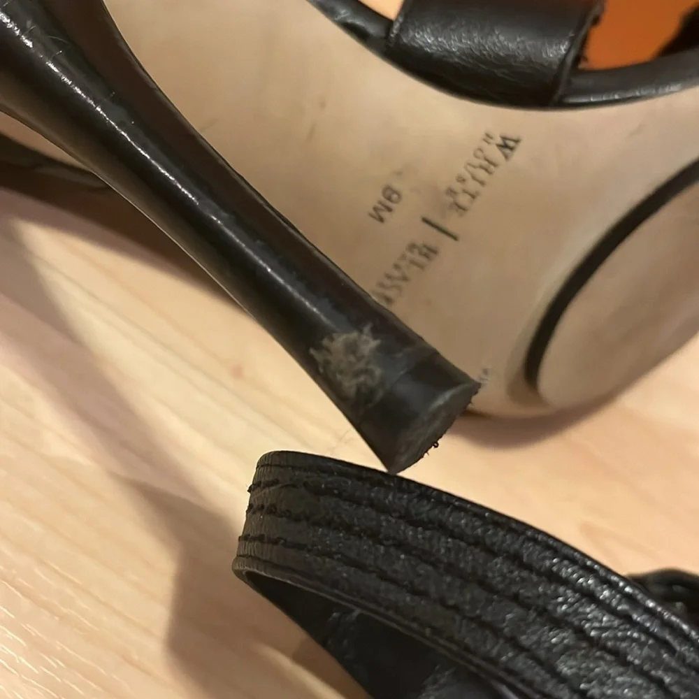 White House Black Market black‎ sexy heels 9